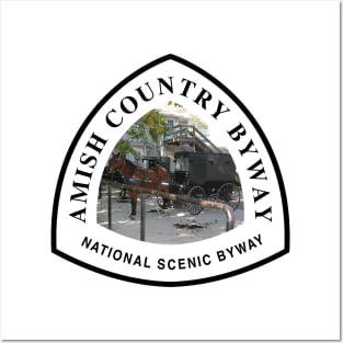 Amish Country Byway National Scenic Byway trail marker Posters and Art